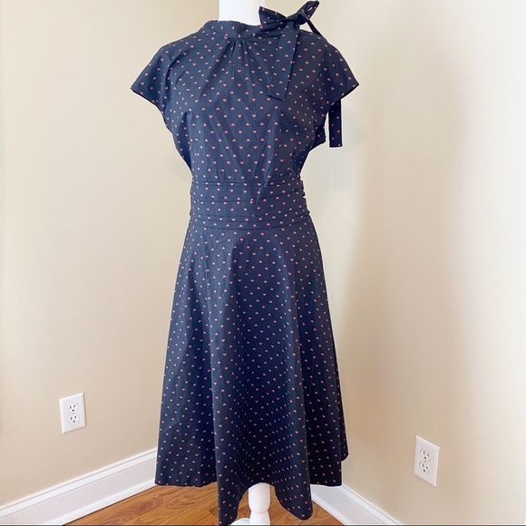Muxxn NWT Vintage Inspired Swing Midi Dress - Picture 1 of 13